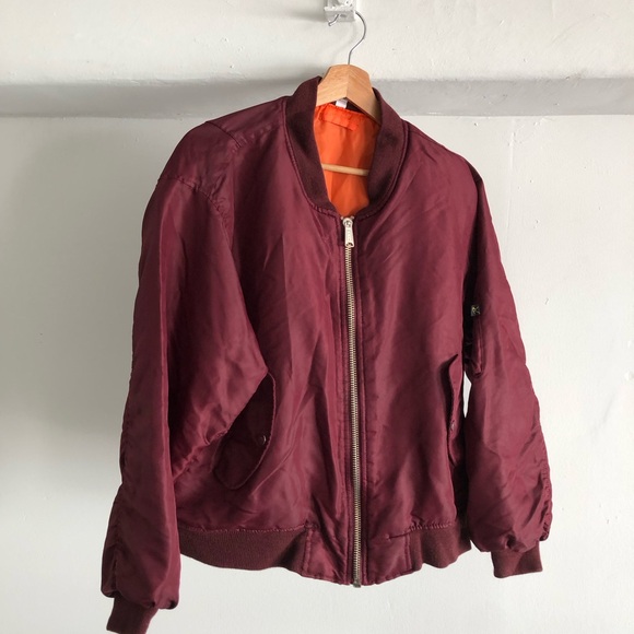 Rothco MA-1 Burgundy Bomber - Picture 1 of 9